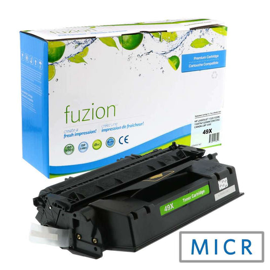 HP Q5949X (49X) Remanufactured MICR Toner Cartridge - Fuzion