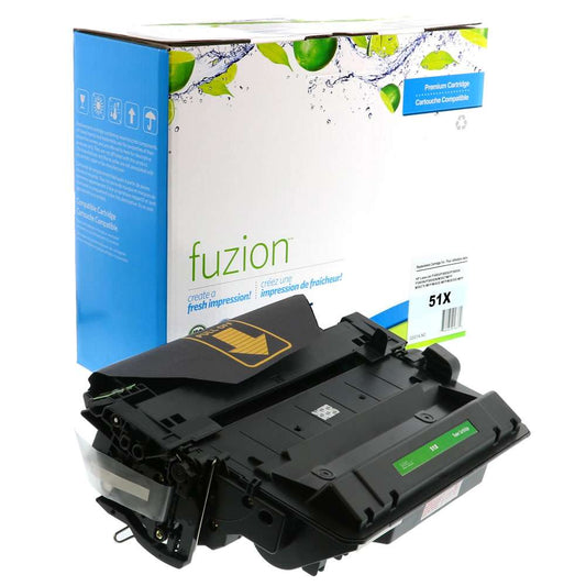HP Q7551X (51X) Compatible Toner Cartridge High Yield - Black - Fuzion