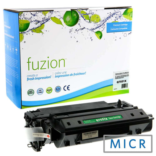 HP Q7551X (51X) Remanufactured MICR Toner Cartridge - Fuzion