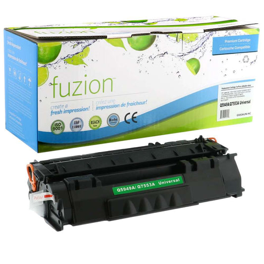 HP Q5949A/Q7553A (49A/53A)Universal Compatible Toner Cartridge - Black - Fuzion