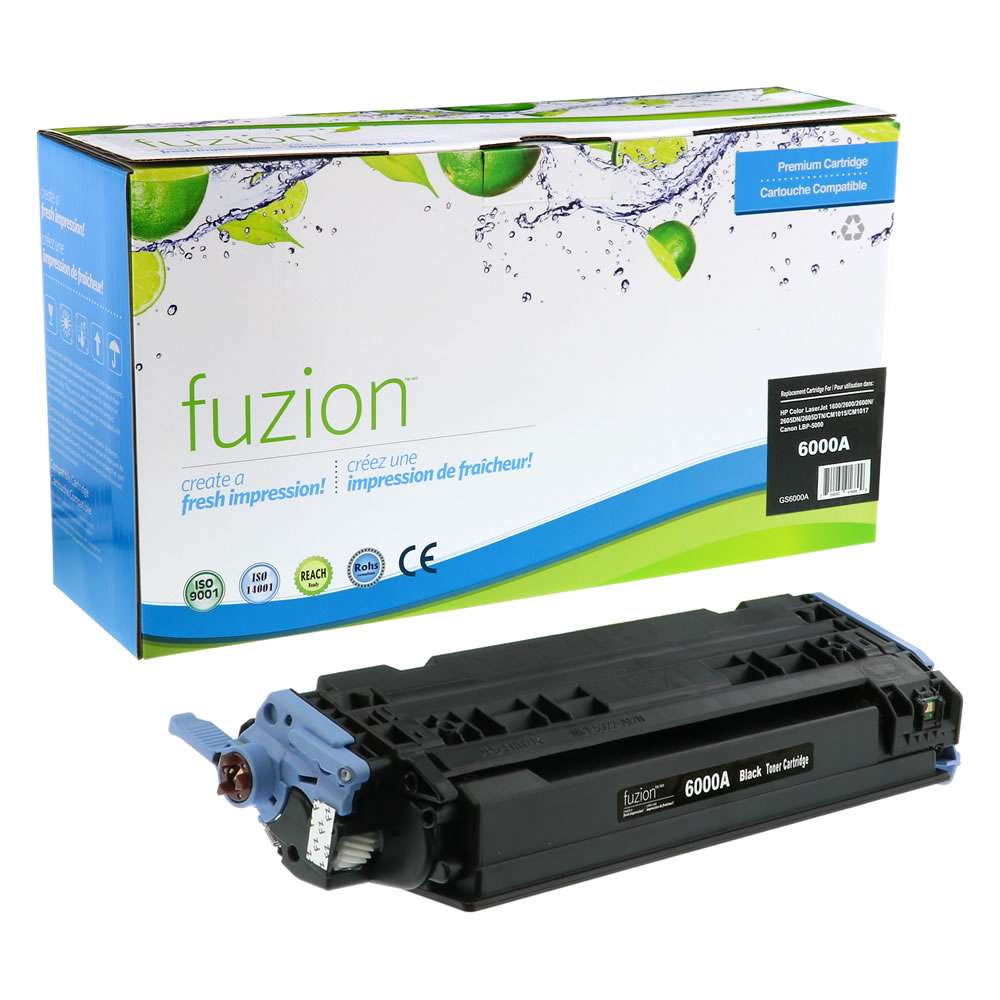 HP Q6000A (124A) Remanufactured Toner Cartridge - Black - Fuzion