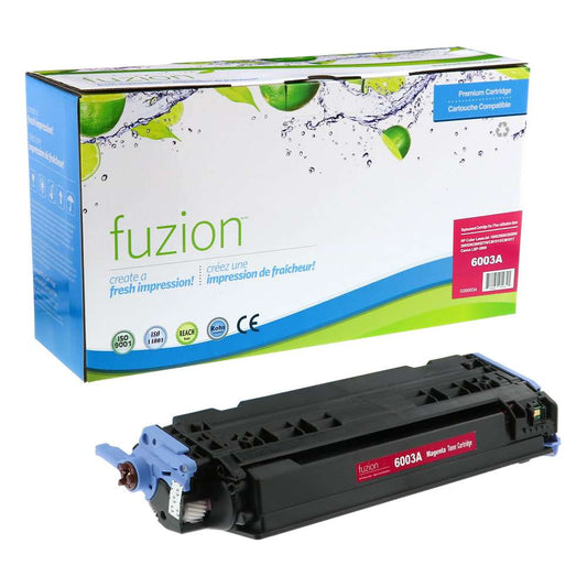 HP Q6003A (124A) Remanufactured Toner Cartridge - Magenta - Fuzion