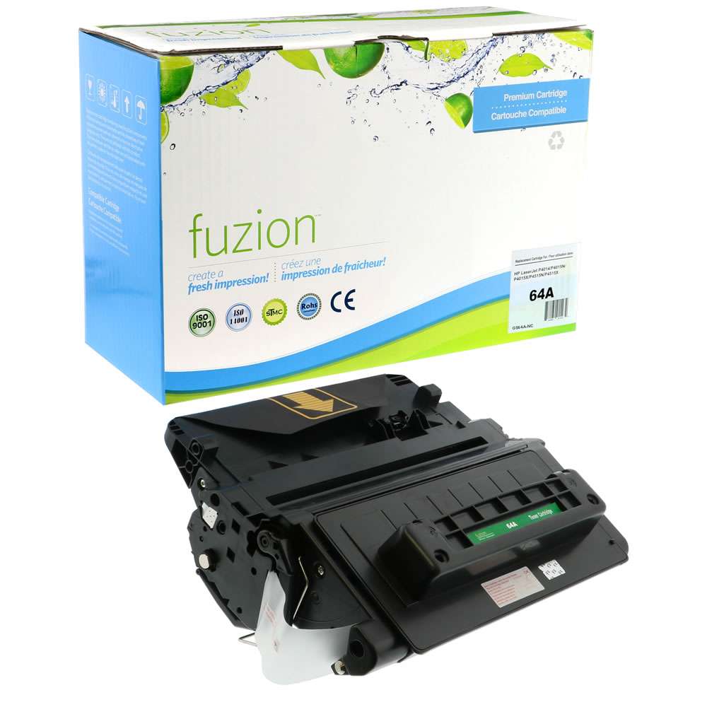 HP CC364A (64A) Compatible Toner Cartridge - Black - Fuzion