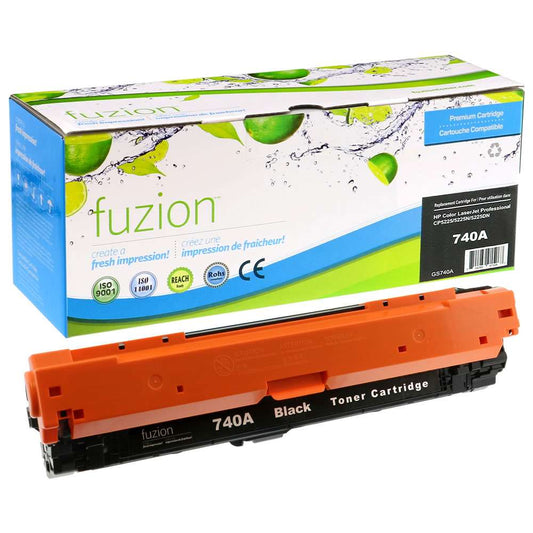 HP CE740A (307A) Remanufactured Toner Cartridge - Black - Fuzion