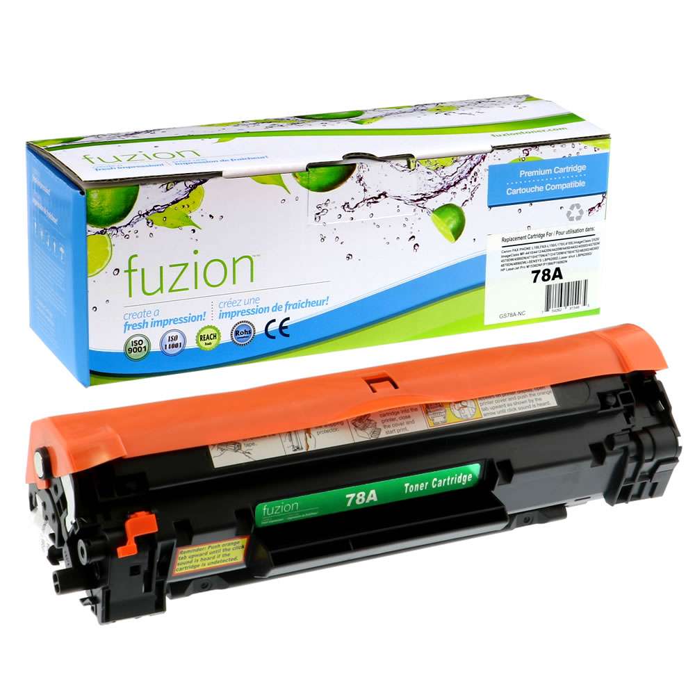 HP CE278A (78A) Compatible Toner Cartridge - Black - Fuzion