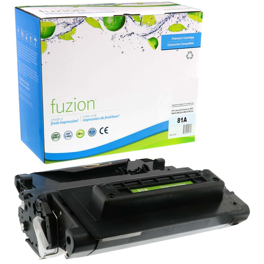 HP CF281A (81A) Compatible Toner Cartridge - Black - Fuzion