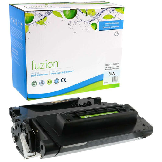 HP CF281A (81A) Compatible Toner Cartridge - Black - Fuzion