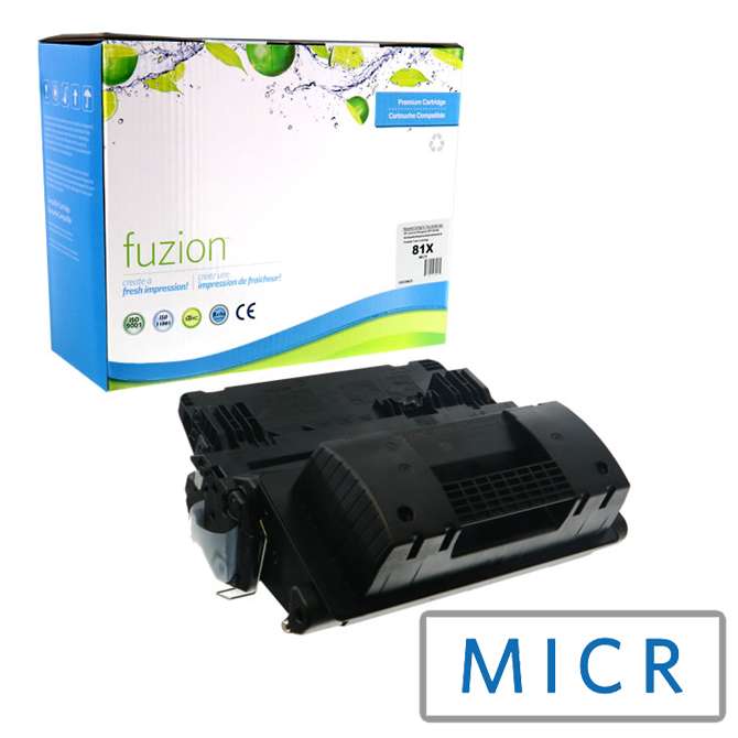 HP CF281X (81X) Remanufactured MICR Toner Cartridge - Fuzion