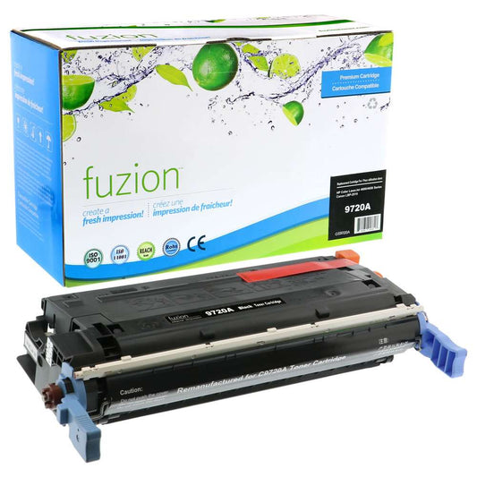 HP C9720A (641A) Remanufactured Toner Cartridge - Black - Fuzion