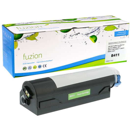 Okidata 44574701 Compatible Toner Cartridge - Black - Fuzion