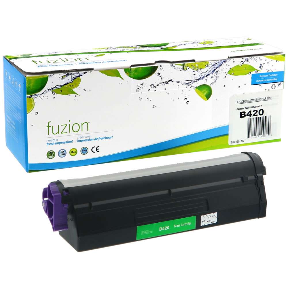 Okidata 43979215 Compatible Toner Cartridge - Black - Fuzion