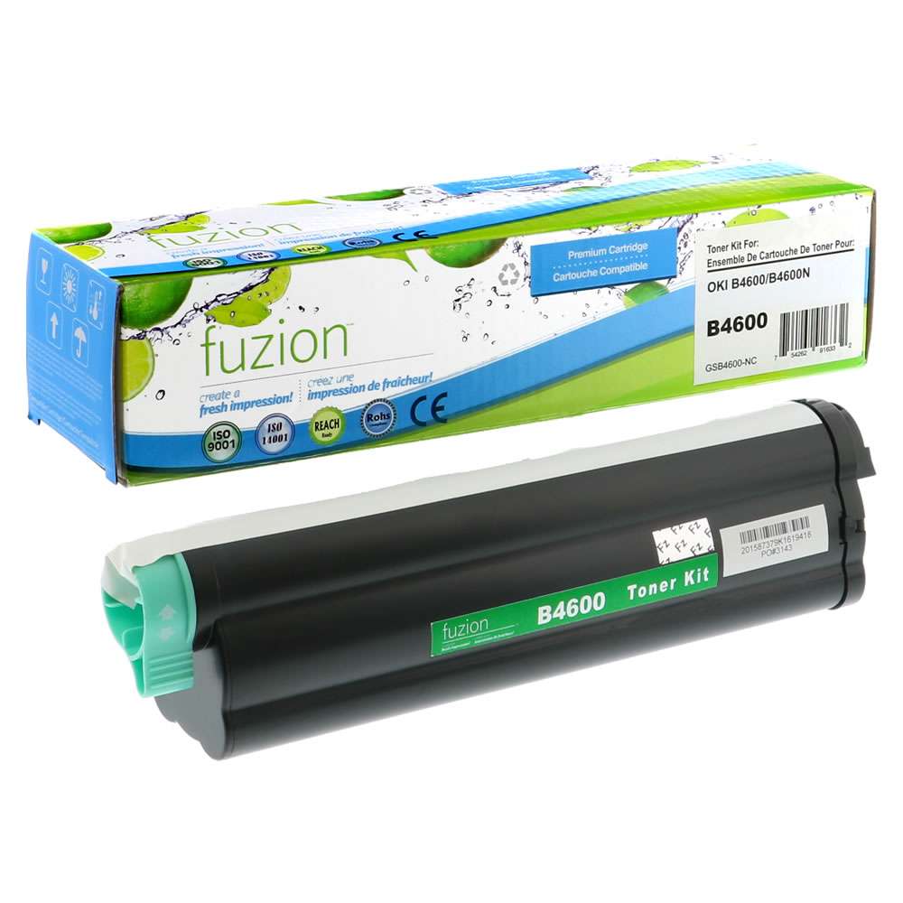 Okidata 43502001 Compatible Toner Cartridge - Black - Fuzion