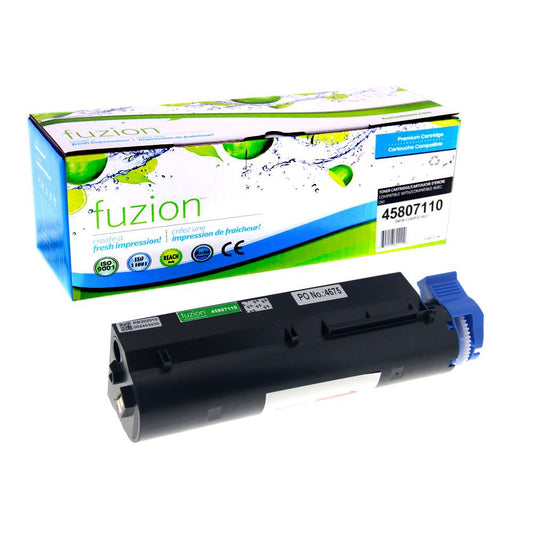 Okidata 45807110 Compatible Toner Cartridge - Black - Fuzion