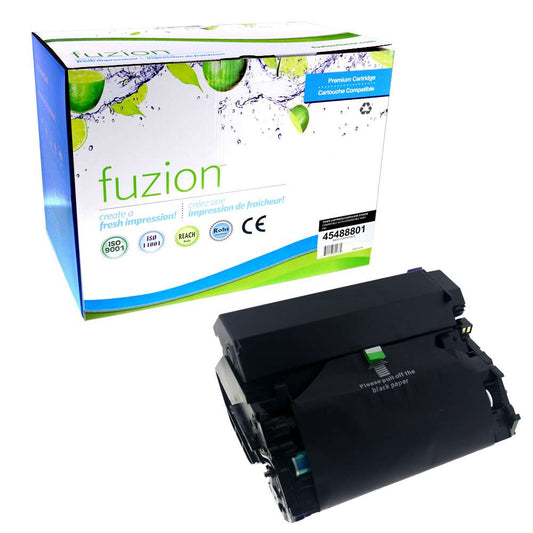 Okidata 45488801 Compatible Toner Cartridge - Black - Fuzion