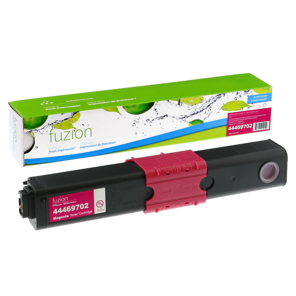 Okidata 44469702 Compatible Toner Cartridge - Magenta - Fuzion