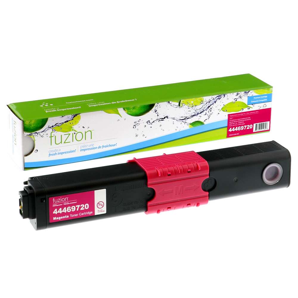Okidata 44469720 Compatible Toner Cartridge - Magenta - Fuzion