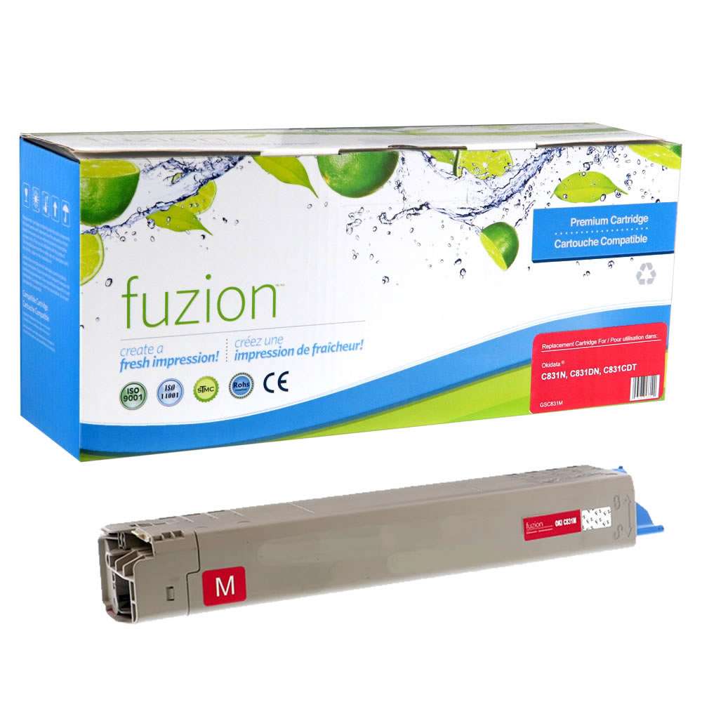Okidata 44844510 Remanufactured Toner Cartridge - Magenta - Fuzion