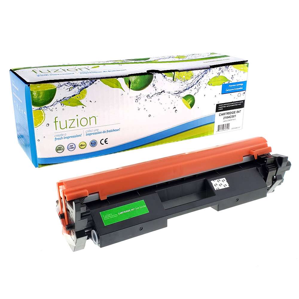 Canon 047 2164C001 Compatible Toner Cartridge - Black - Fuzion