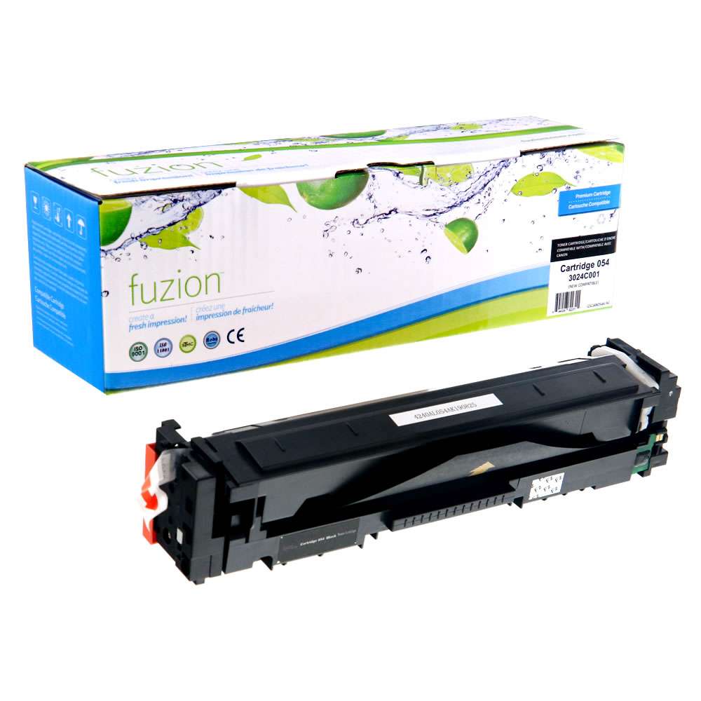 Canon 054BK 3024C001 Compatible Toner Cartridge - Black - Fuzion