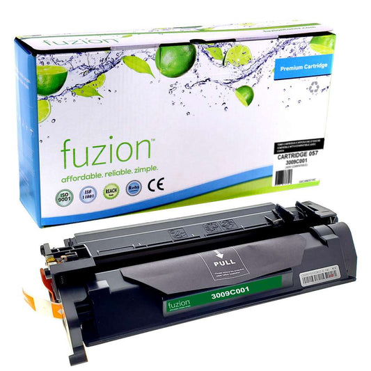 Canon 057 3009C001 Compatible Toner Cartridge - Black - Fuzion