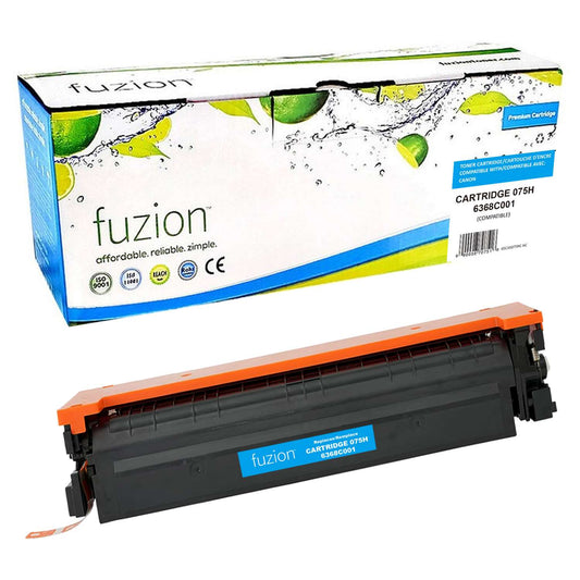 Canon 6368C001 (075H) Compatible Toner High Yield - Cyan - by Fuzion