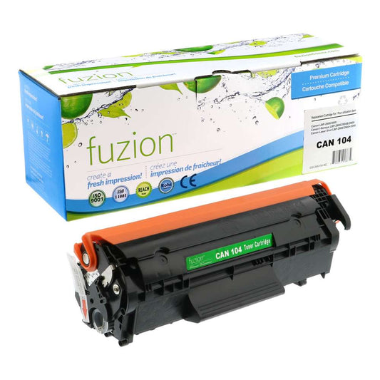 Canon 104 0263B001 Compatible Toner Cartridge - Black - Fuzion