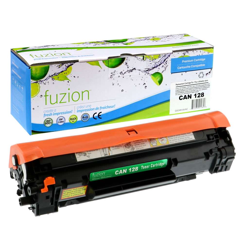 Canon 128 3500B001 Compatible Toner Cartridge - Black - Fuzion