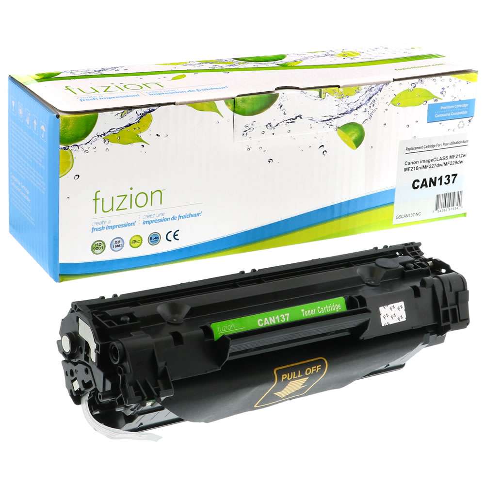 Canon 137 9435B001 Compatible Toner Cartridge - Black - Fuzion