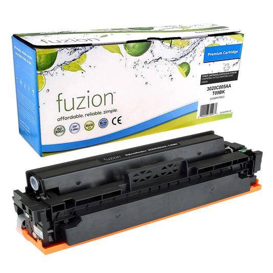 Canon T09BK 3020C005 (T09BK) Compatible Toner Cartridge- Black - Fuzion