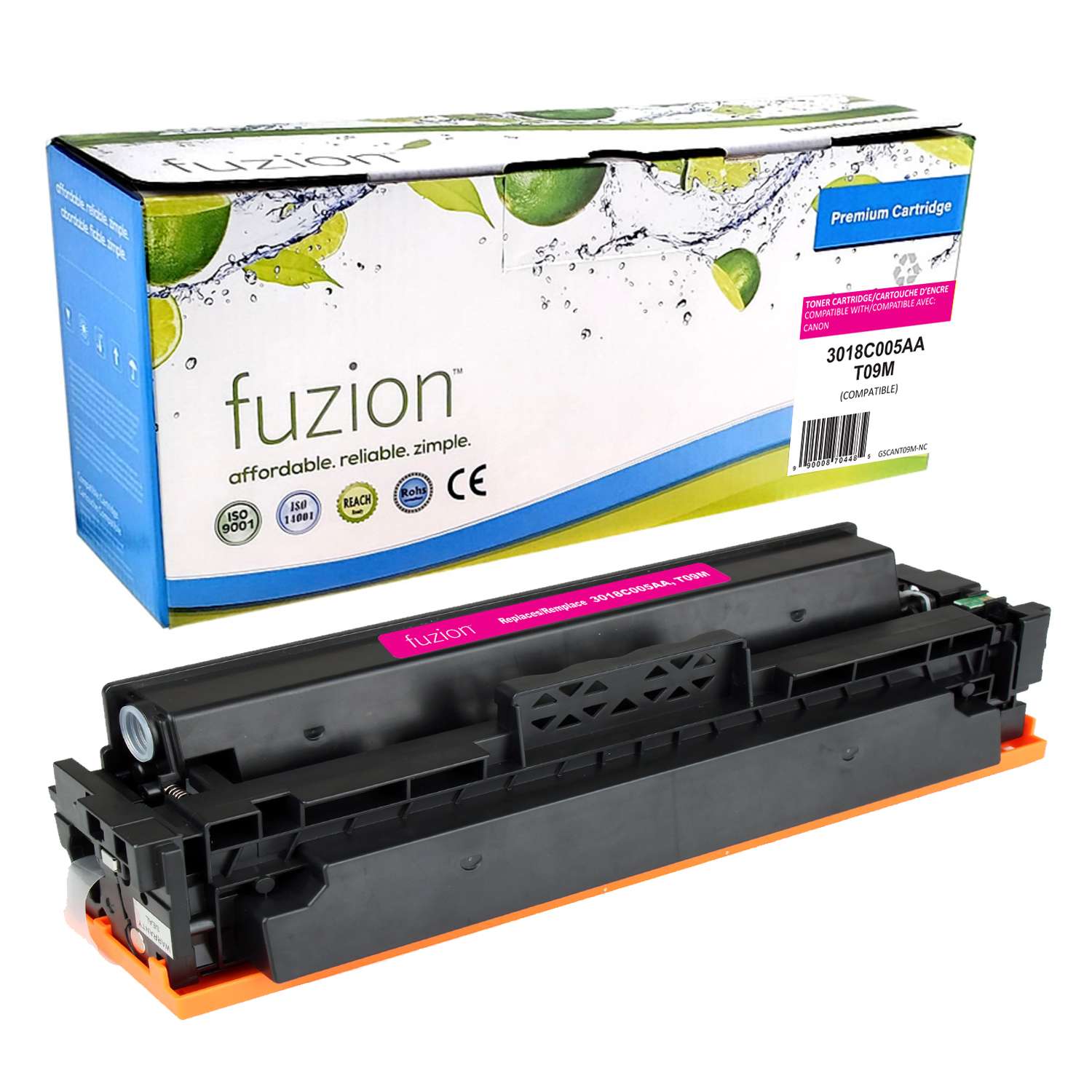 Canon T09M 3018C005 (T09M) Compatible Toner Cartridge- Magenta - Fuzion