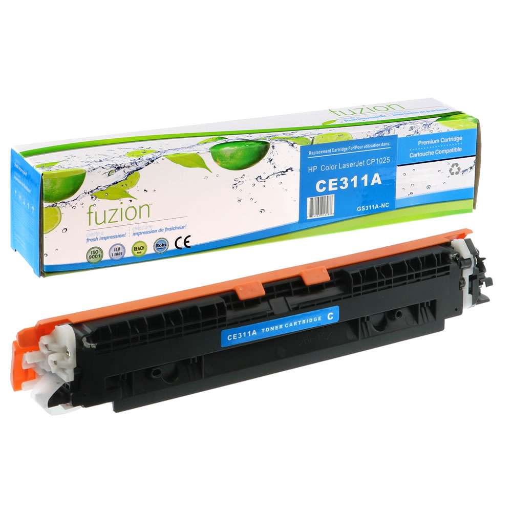 HP CE311A (126A) Compatible Toner Cartridge - Cyan - Fuzion