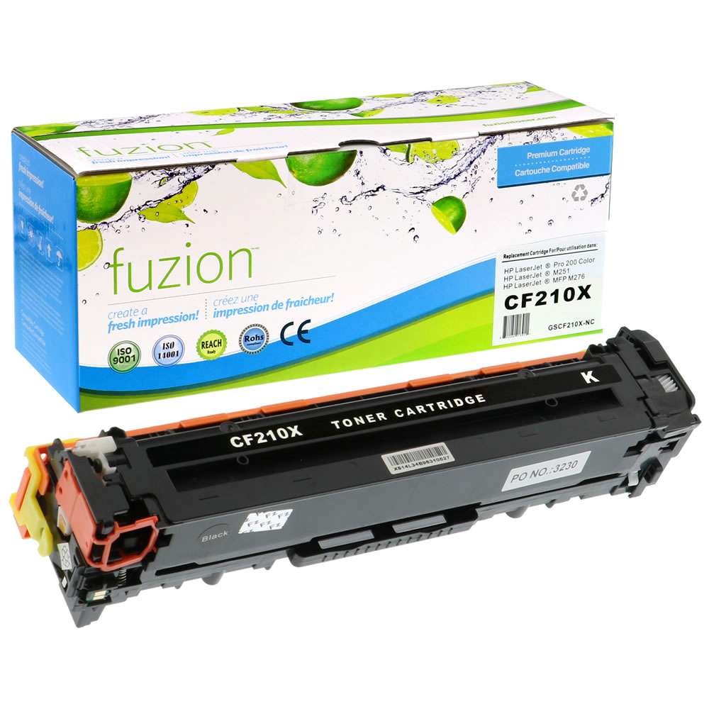 HP CF210X (131X) Compatible Toner Cartridge High Yield - Black - Fuzion