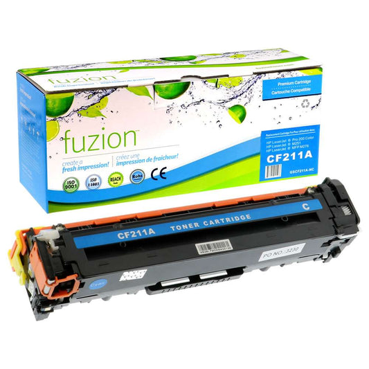HP CF211A (131A) Compatible Toner Cartridge - Cyan - Fuzion