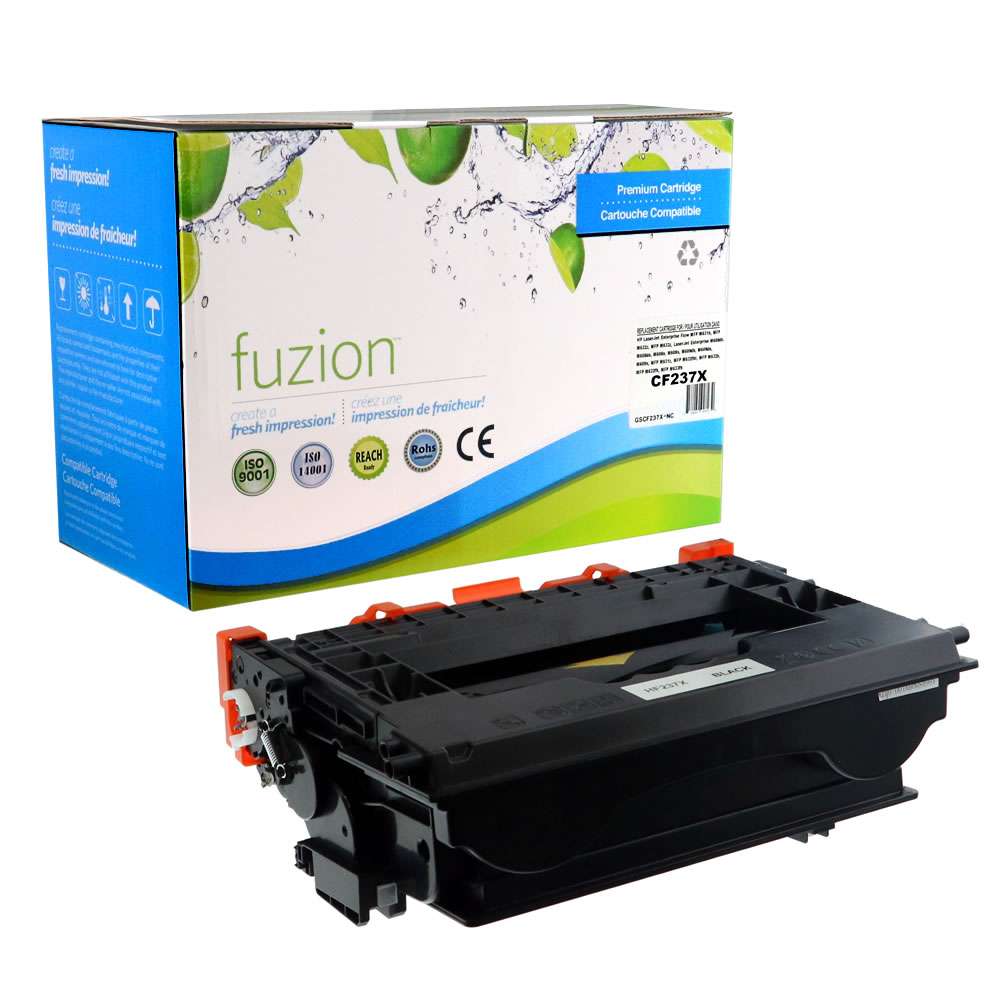 HP CF237X (37X) Compatible Toner Cartridge High Yield - Black - Fuzion