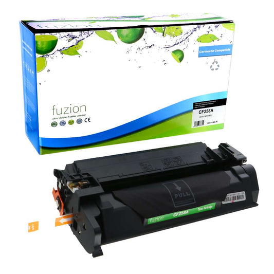 HP CF258A (58A) Compatible Toner Cartridge - Black - Fuzion
