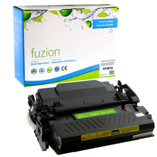 HP CF287X (87X) Compatible Toner Cartridge High Yield - Black - Fuzion