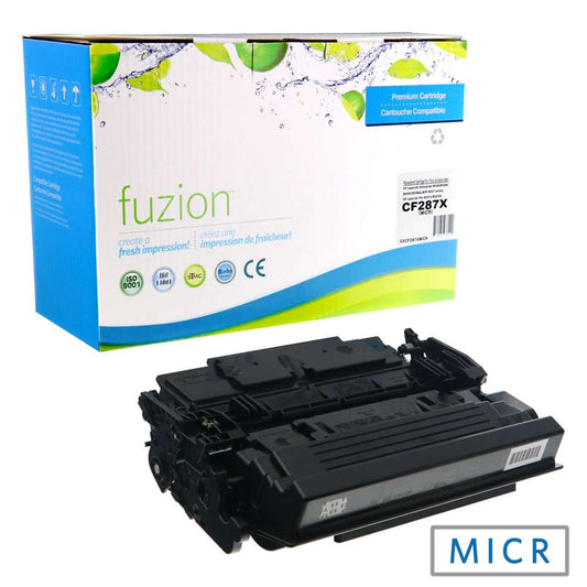 HP CF287X (87X) Remanufactured MICR Toner Cartridge - Fuzion