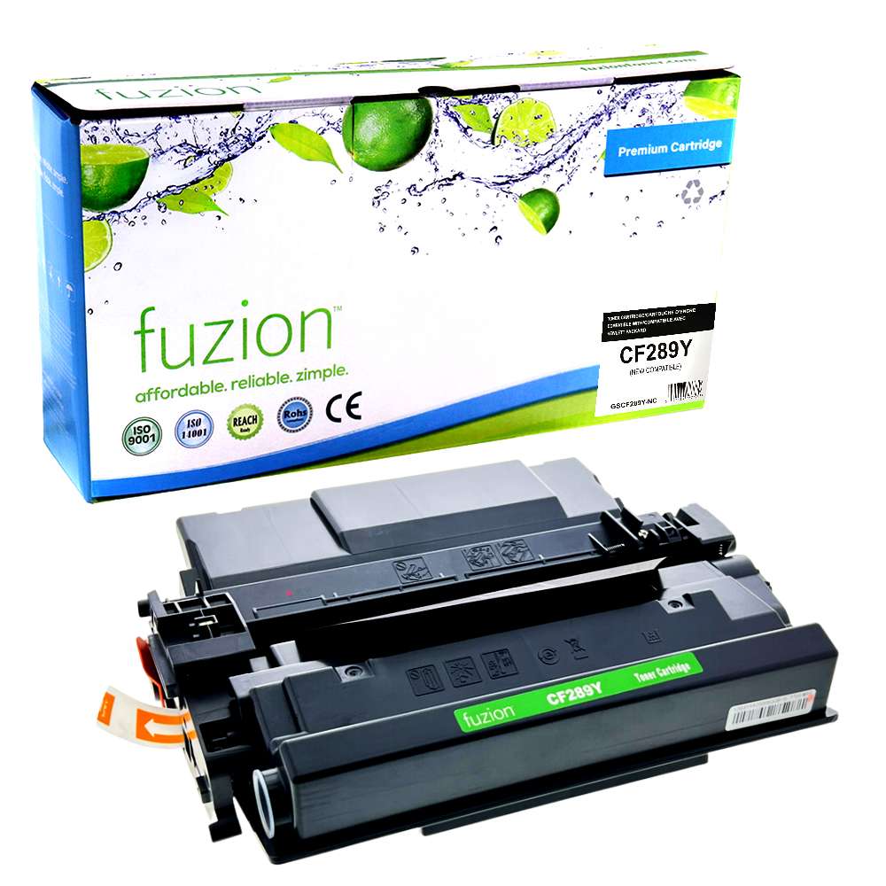 HP CF289Y (89Y) Compatible Toner Cartridge High Yield - Black - Fuzion