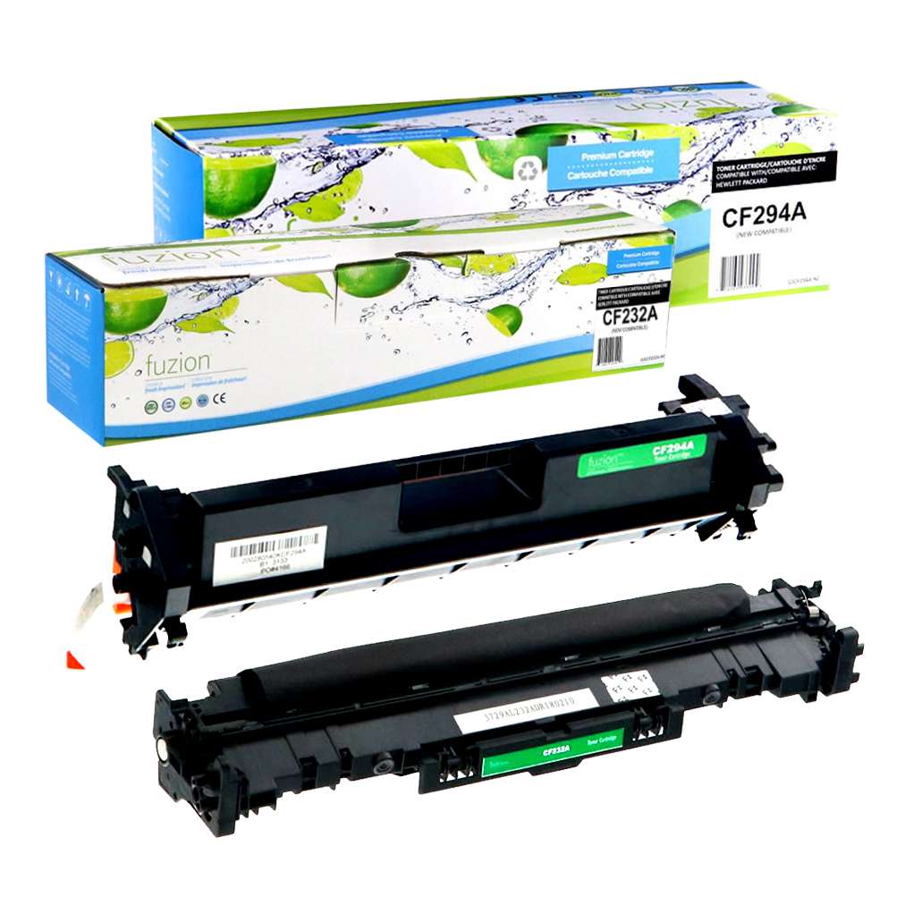 HP CF294A (94A) / CF232A (32A) Compatible Toner Cartridge & Drum Combo - Fuzion