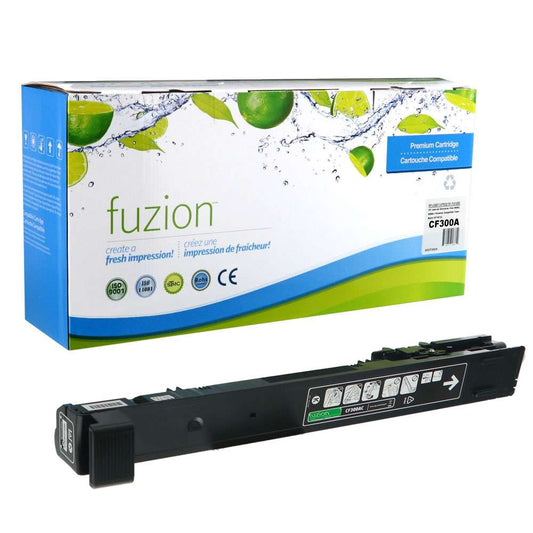HP CF300A (827A) Remanufactured Toner Cartridge - Black - Fuzion
