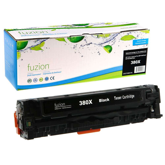 HP CF380X (312X) Compatible Toner Cartridge High Yield - Black - Fuzion
