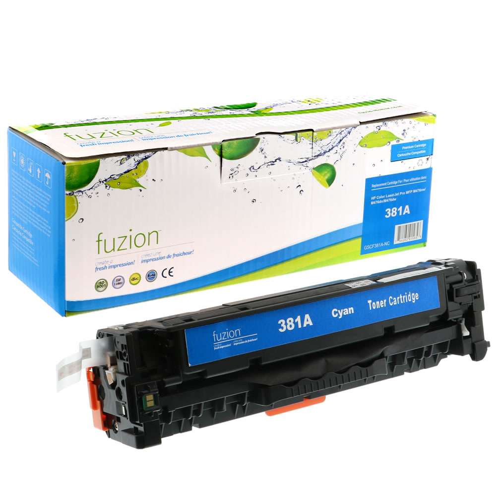 HP CF381A (312A) Compatible Toner Cartridge - Cyan - Fuzion