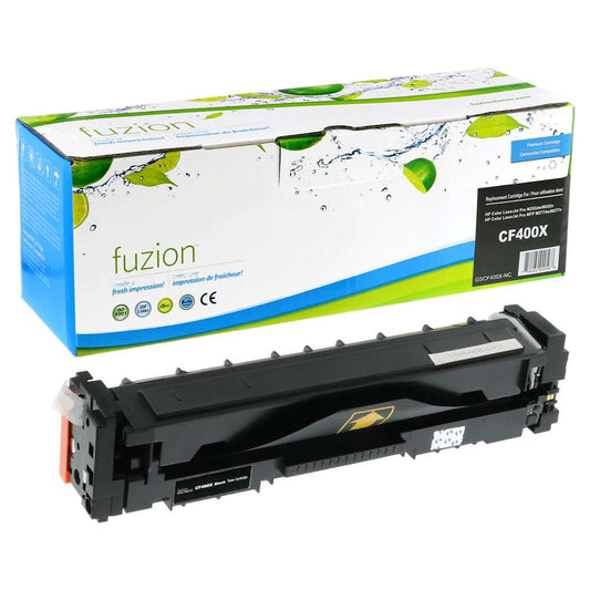 HP CF400X (201X) Compatible Toner Cartridge High Yield - Black - Fuzion