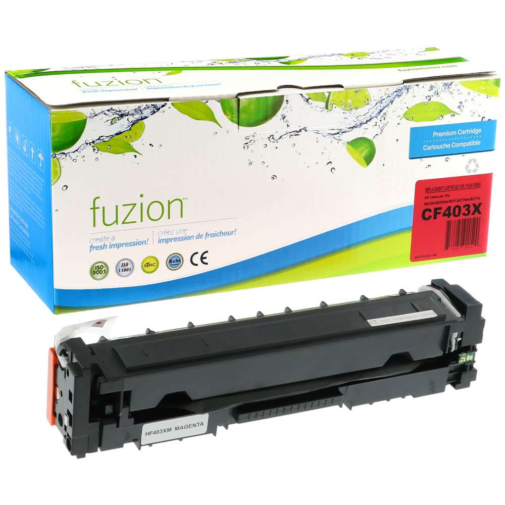 HP CF403X (201X) Compatible Toner Cartridge High Yield - Magenta - Fuzion