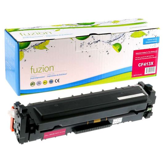 HP CF413X (413X) Compatible Toner Cartridge High Yield - Magenta - Fuzion