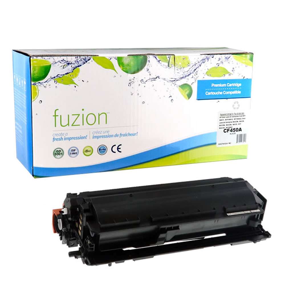 HP CF450A (655A) Compatible Toner Cartridge - Black - Fuzion
