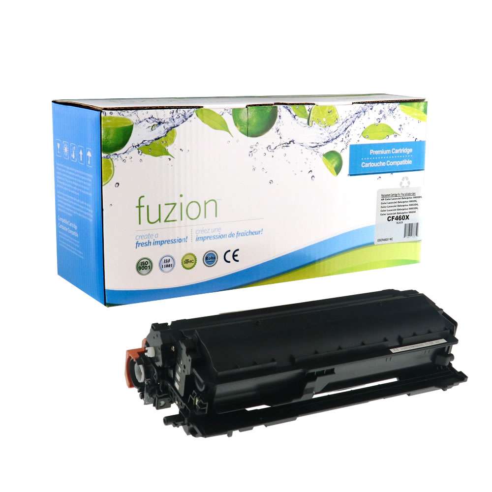 HP CF460X (656X) Compatible Toner Cartridge High Yield - Black - Fuzion