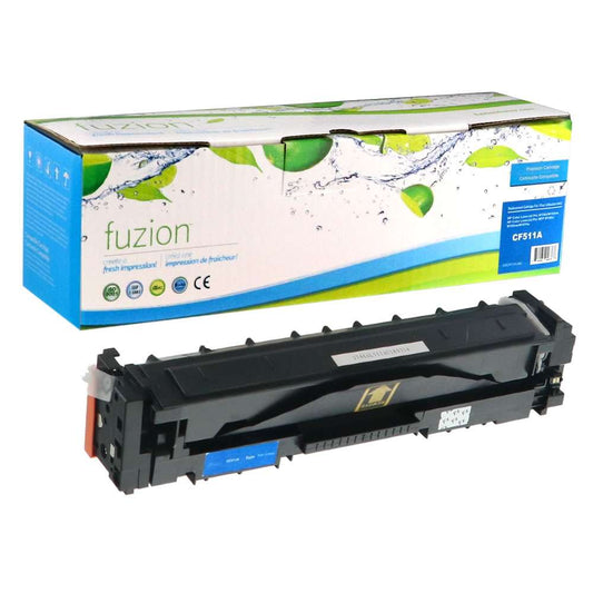 HP CF511A (204A) Compatible Toner Cartridge - Cyan - Fuzion