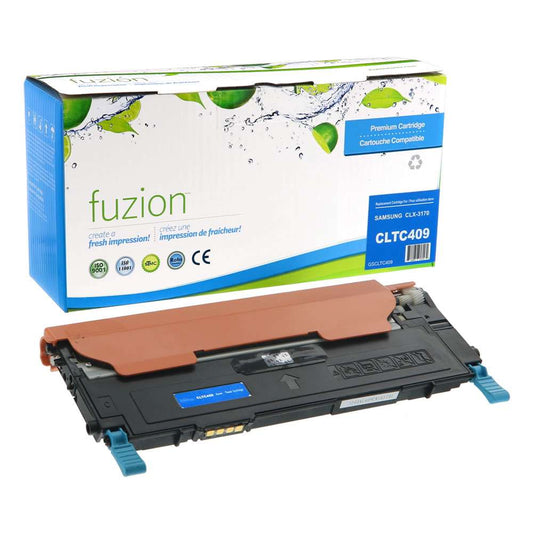 Samsung 409 CLT-C409S Remanufactured Toner Cartridge - Cyan - Fuzion