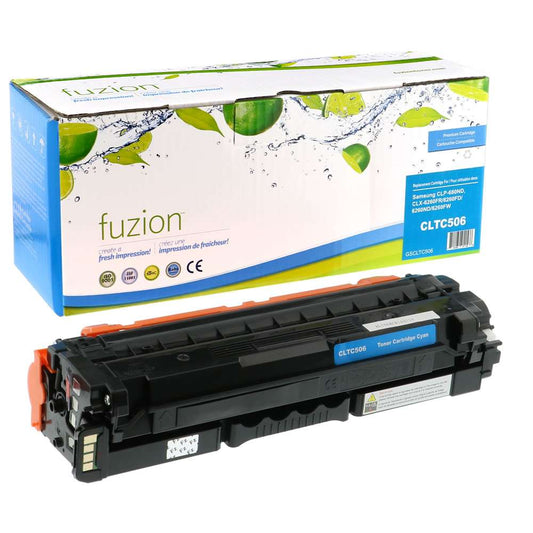 Samsung 506 CLT-C506L Compatible Toner Cartridge High Yield - Cyan - Fuzion